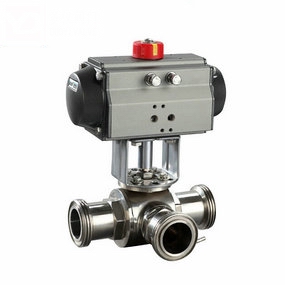 氣動三通衛(wèi)生*球閥